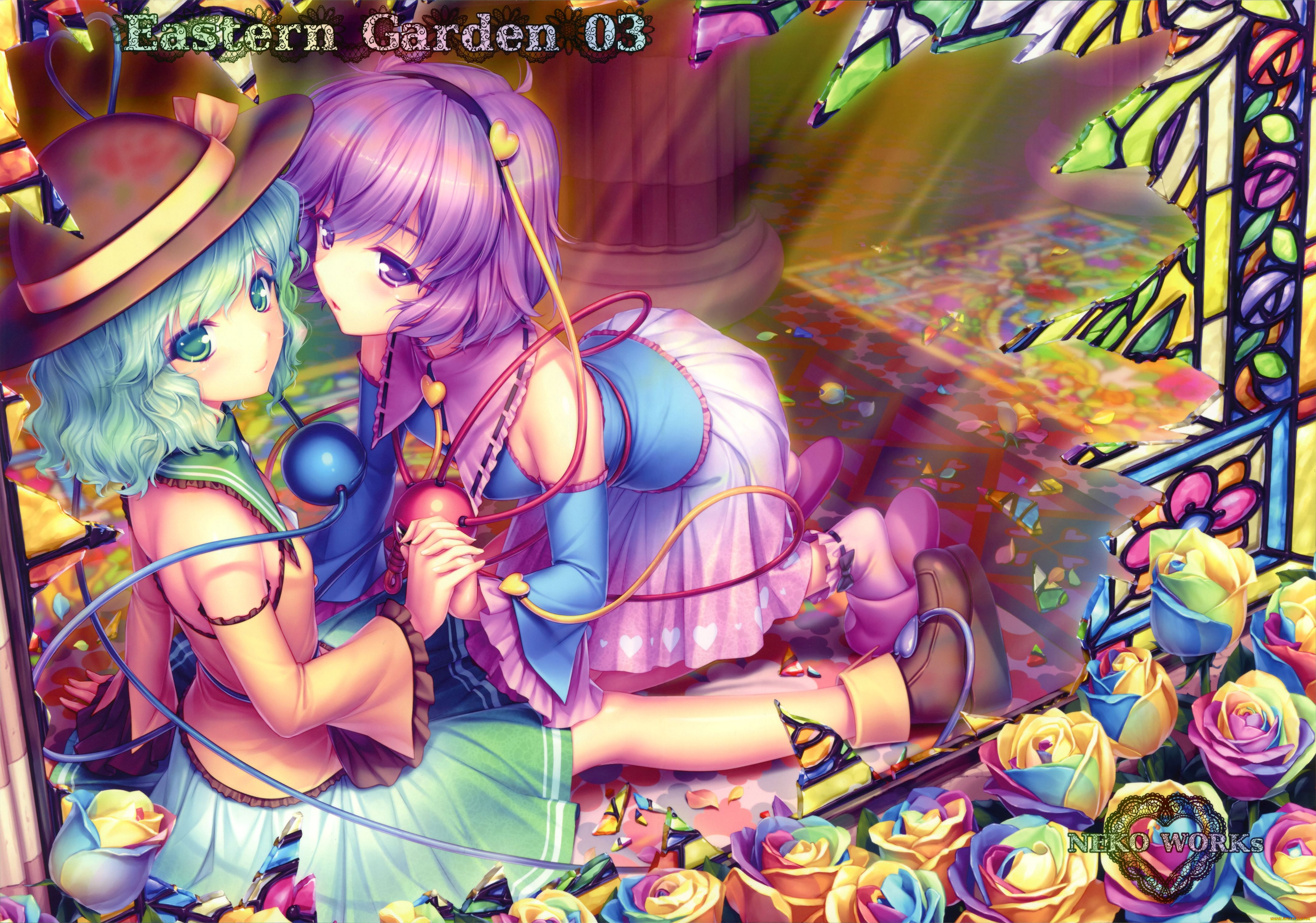 , touhou, satori, komeiji, koishi